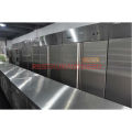 R205 2 Doors Luxury Fancooling Kitchen Refrigerator Upright Freezer